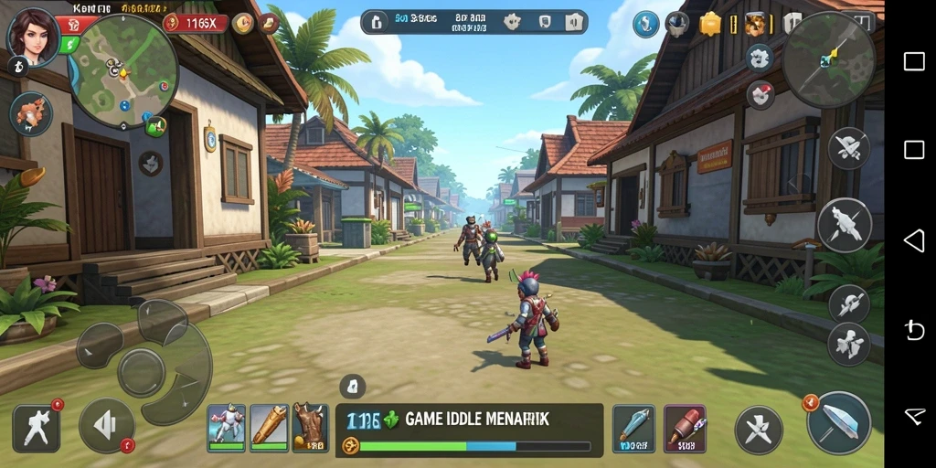 Tampilan gameplay yang seru dalam 116X, penuh strategi dan kesenangan.