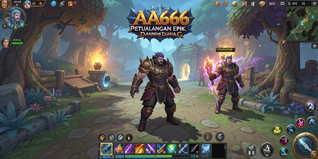 Gameplay seru dan menantang dalam dunia MMORPG.