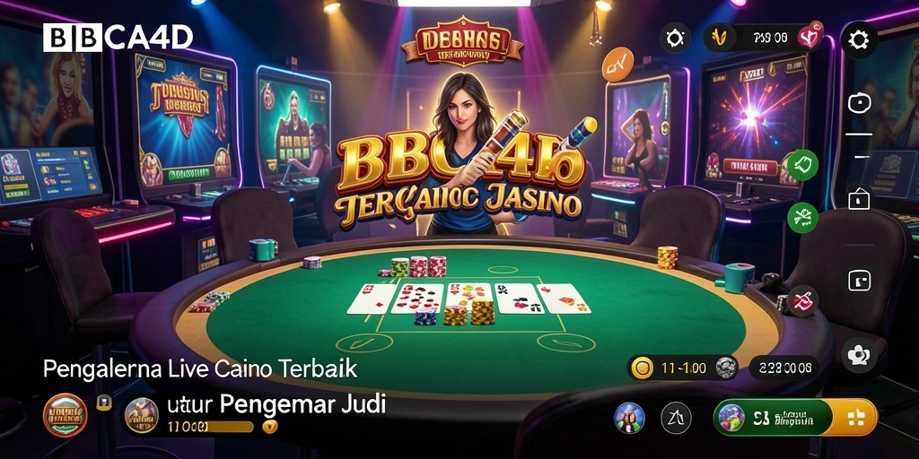 Tampilan menarik dari permainan Live Casino di BBCA4D.