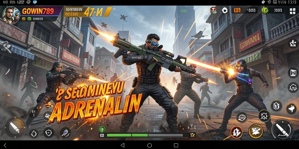 Tangkapan layar menampilkan aksi dinamis dalam GOWIN789 yang mendebarkan.