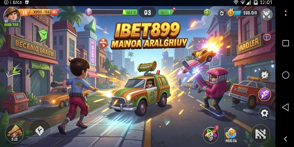 Tampilan gameplay IBET899 yang seru dan penuh warna.