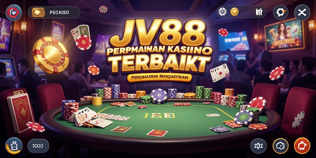 Tampilan gameplay menarik dari aplikasi kasino JV88.
