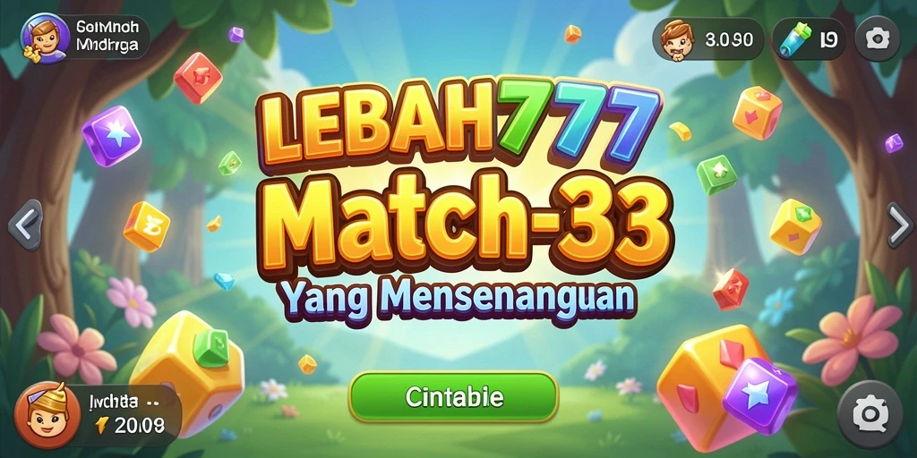 Tampilan menarik dari gameplay <strong>LEBAH777</strong> yang menampilkan keseruan mencocokkan item.