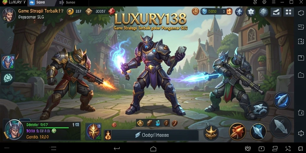 Gameplay SLG menegangkan dengan strategi mendalam.
