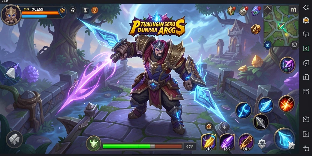 Tampilan gameplay seru di dunia OCE69 yang menawan.