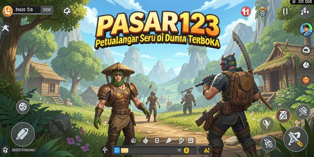 Tangkapan layar dari gameplay Open World yang menakjubkan.