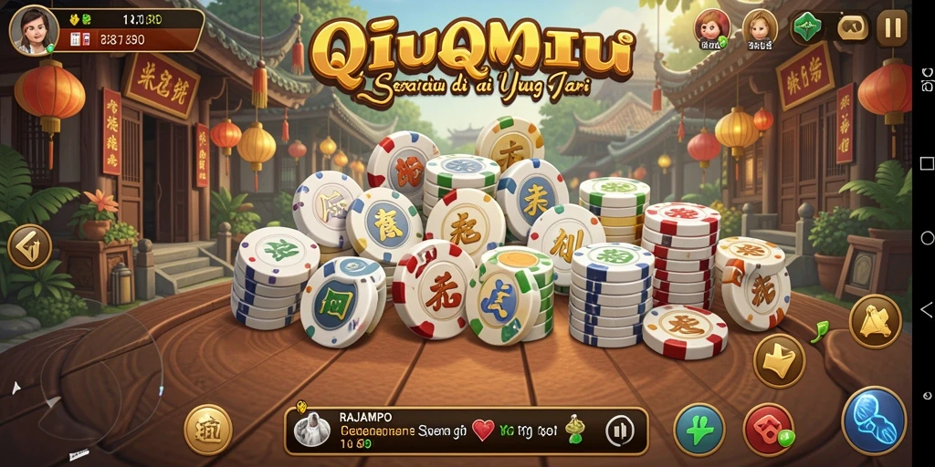 Gameplay seru QiuQiu di RAJAMPO.