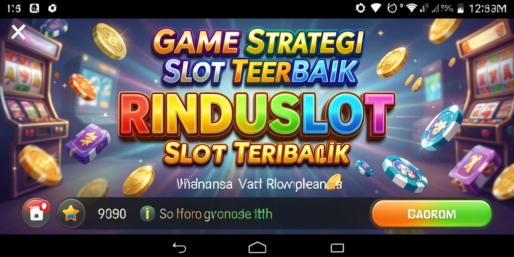 Tampilan permainan RINDUSLOT yang menarik dan penuh warna.