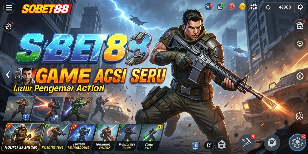 Tangkapan layar menunjukkan aksi seru dalam game SOBET88.
