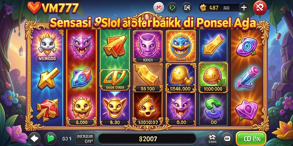 Screenshot gameplay VM777 dengan antarmuka slot yang menarik.