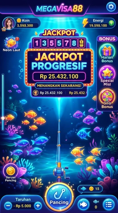 Screenshot dari aplikasi yang tersedia di megavisa88.